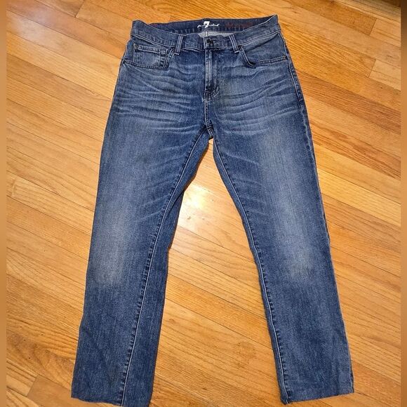 7 for All Mankind Straight Leg Jean size 30 - Picture 1 of 8
